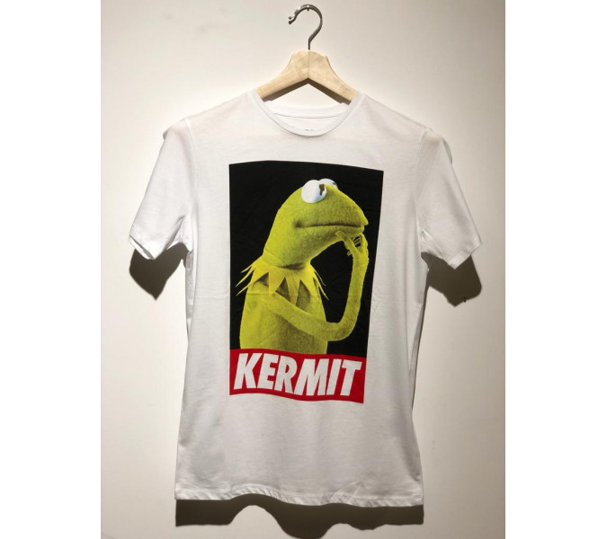 The Muppets Kermit Beyaz T-Shirt Large