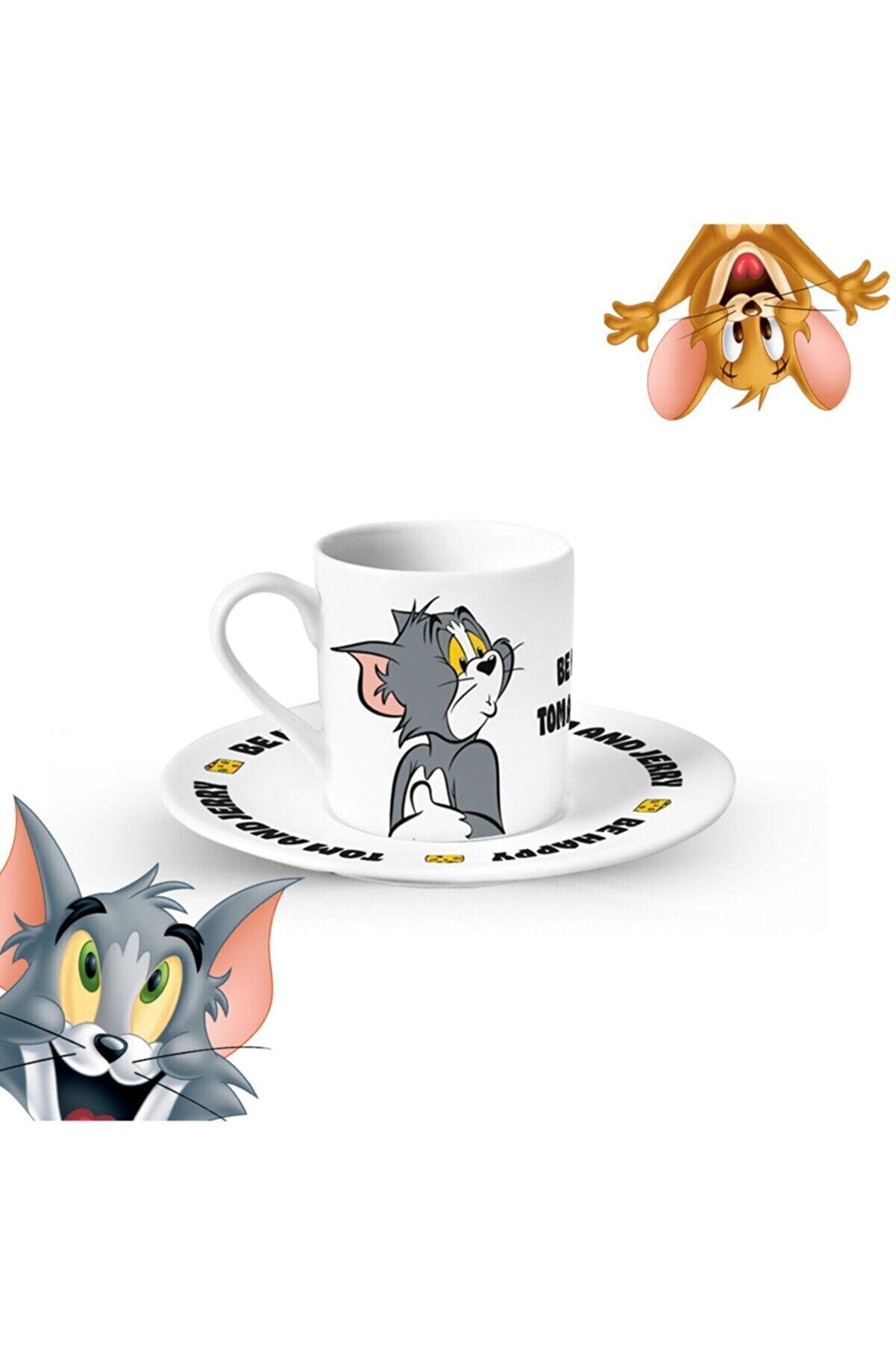 Tom and Jerry Türk Kahvesi Fincan Seti