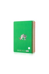 Tom and Jerry Yeşil Butik Defter - Thumbnail