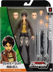 Total Anime Attack on Titan Eren Jaeger Aksiyon Figürü - Thumbnail