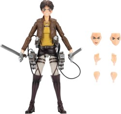 Total Anime Attack on Titan Eren Jaeger Aksiyon Figürü - Thumbnail