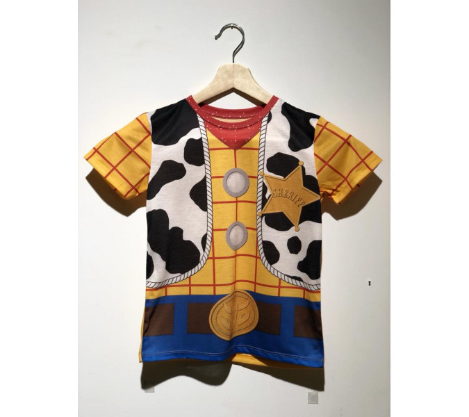 Toy Story Sheriff Renkli Çocuk T-Shirt 2-3 Yaş