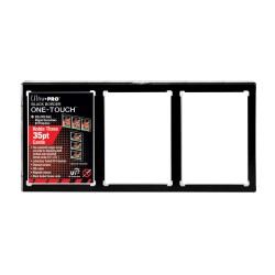 Ultra Pro - Ultra Pro 35pt 3 Card Block Border UV One Touch Mıknatıslı Kart Sergileme Çerçevesi