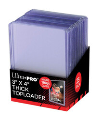 Ultra Pro - Ultra Pro 7,5cm X 10cm Thick Toploader 100pt Kalın 25'li