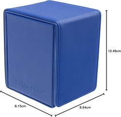 Ultra Pro Alcove Flip Deck Box Vivid Blue - Thumbnail