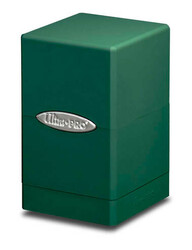 Ultra Pro Deck Tower Box Satin Green - Thumbnail