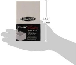 Ultra Pro Deck Tower Box Satin White - Thumbnail