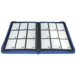 Ultra Pro Fermuarlı Pro Binder Dark Blue 9 Cepli 360 Kart Kapasiteli - Thumbnail