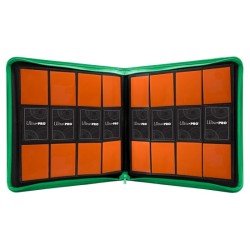 Ultra Pro Fermuarlı Pro Binder Green 12 Cepli 480 Kart Kapasiteli - Thumbnail