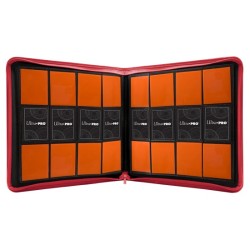 Ultra Pro Fermuarlı Pro Binder Red 12 Cepli 480 Kart Kapasiteli - Thumbnail