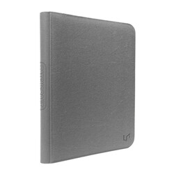 Ultra Pro Patchcraft Fermuarlı 9 Cepli Pro Binder 360 Kart Kapasiteli Gri - Thumbnail