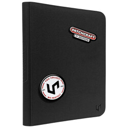 Ultra Pro - Ultra Pro Patchcraft Fermuarlı 9 Cepli Pro Binder 360 Kart Kapasiteli Siyah
