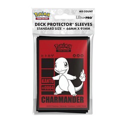 Ultra Pro - Ultra Pro Pokemon Charmander Temalı 65 Adet Deck Protector Sleeve Kart Koruyucu