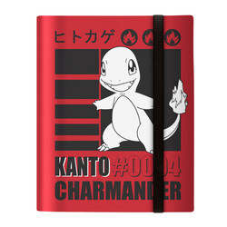 Ultra Pro - Ultra Pro Pokemon Kanto Charmander Pro Binder 9 Cepli 360 Kart Kapasiteli