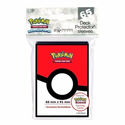 Ultra Pro - Ultra Pro Pokemon Pokeball Temalı 65 Adet Deck Protector Sleeve Kart Koruyucu