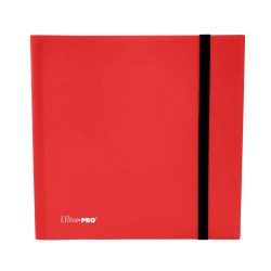 Ultra Pro - Ultra Pro Pro Eclipse Binder 12 Cepli 480 Kart Kapasiteli Albüm Apple Red