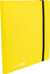 Ultra Pro - Ultra Pro Pro Eclipse Binder 12 Cepli 480 Kart Kapasiteli Albüm Lemon Yellow