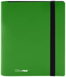 Ultra Pro - Ultra Pro Pro Eclipse Binder 4 Cepli 160 Kart Kapasiteli Albüm Lime Green
