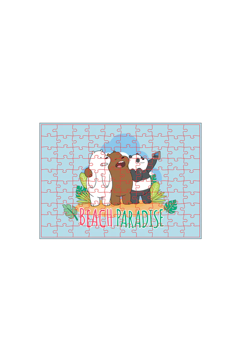 We Bare Bears 100 Parça Puzzle - Thumbnail
