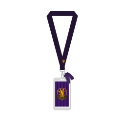 Wednesday Nevermore Lanyard - Thumbnail