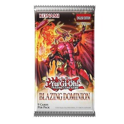  - Yugioh Trading Card Game Blazing Dominions Booster Pack