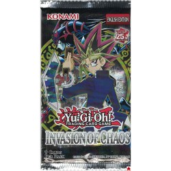 KONAMI - YUGIOH TRADING CARD GAME INVASION OF CHAOS BOOSTER PACK