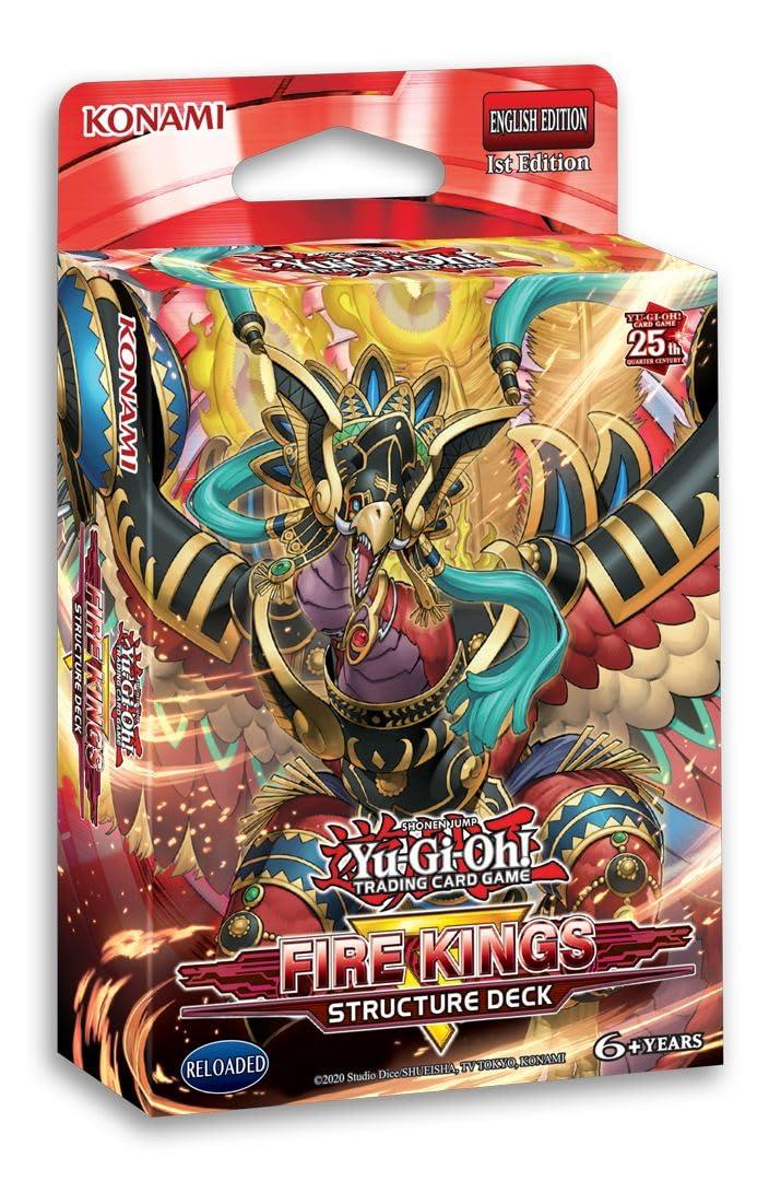 YUGIOH TRADING CARD GAME STRUCTURE DECK FIRE KINGS