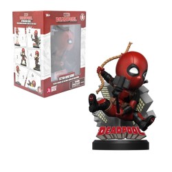 Yume Toys Hero Box Deadpool Deadpool Leaping Over Buildings - Thumbnail