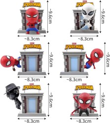 Yume Toys Hero Box Spiderman Tower Figür Future Foundation Spiderman - Thumbnail
